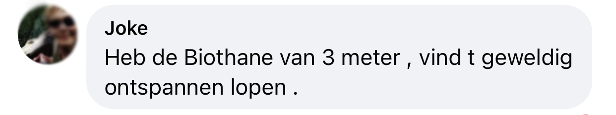 Ervaring biothane lange lijn hond 3 meter ontspannen wandelen niet trekken