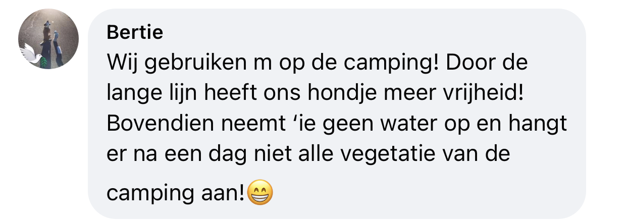 Lange lijn hond camping waterproof hondenriem