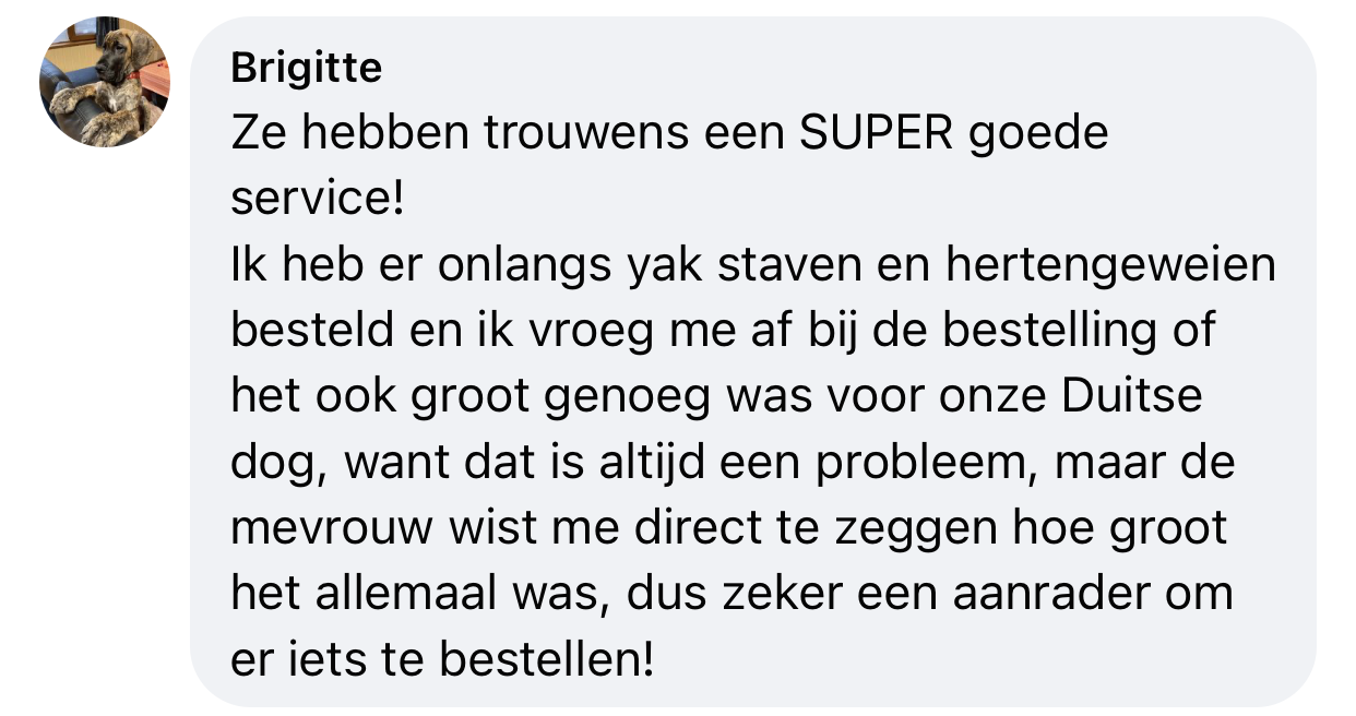 Yakbot yak kaas yakstaaf hond ervaring betrouwbaar