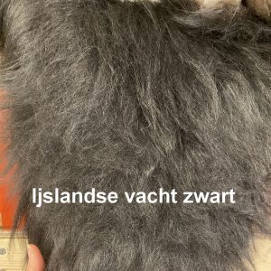 Ijslands schapenvacht zwart
