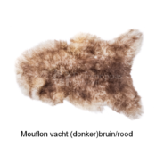 Mouflon Moeflon schapenvacht hondenmand hond puppy Sheepskin dog aanbieding vacht schaap groothandel