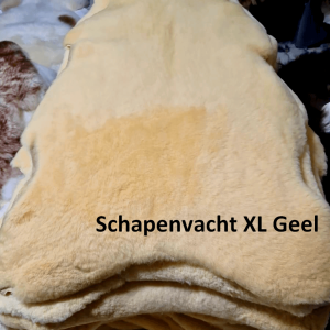 Schapenvacht hond geel XL