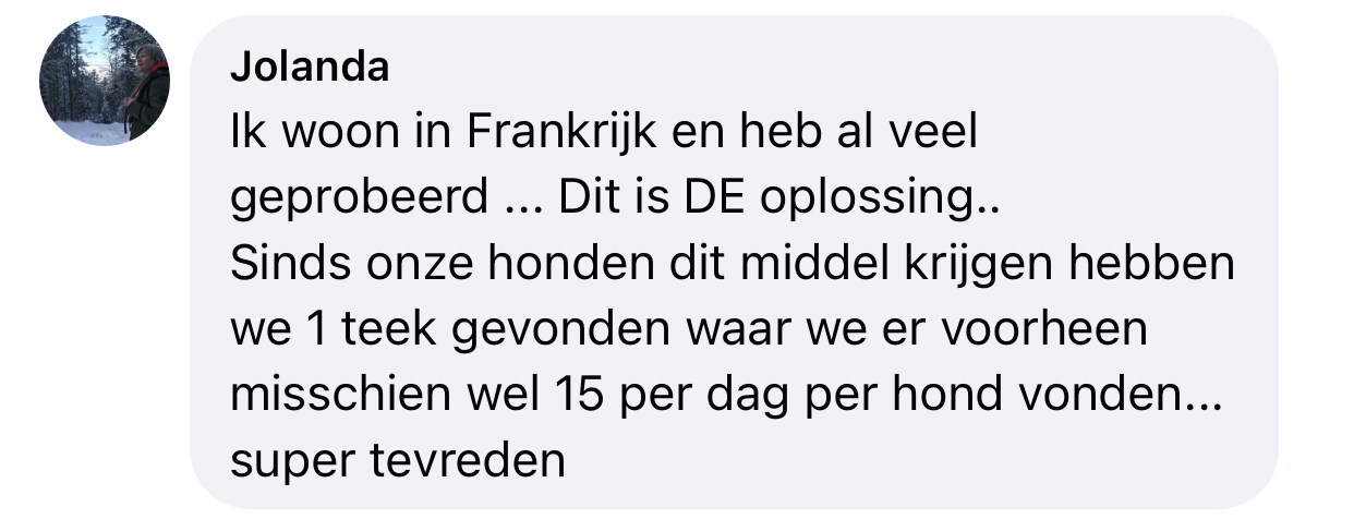 Ervaring stop animal bodyguard tegen vlooien en teken hond in frankrijk