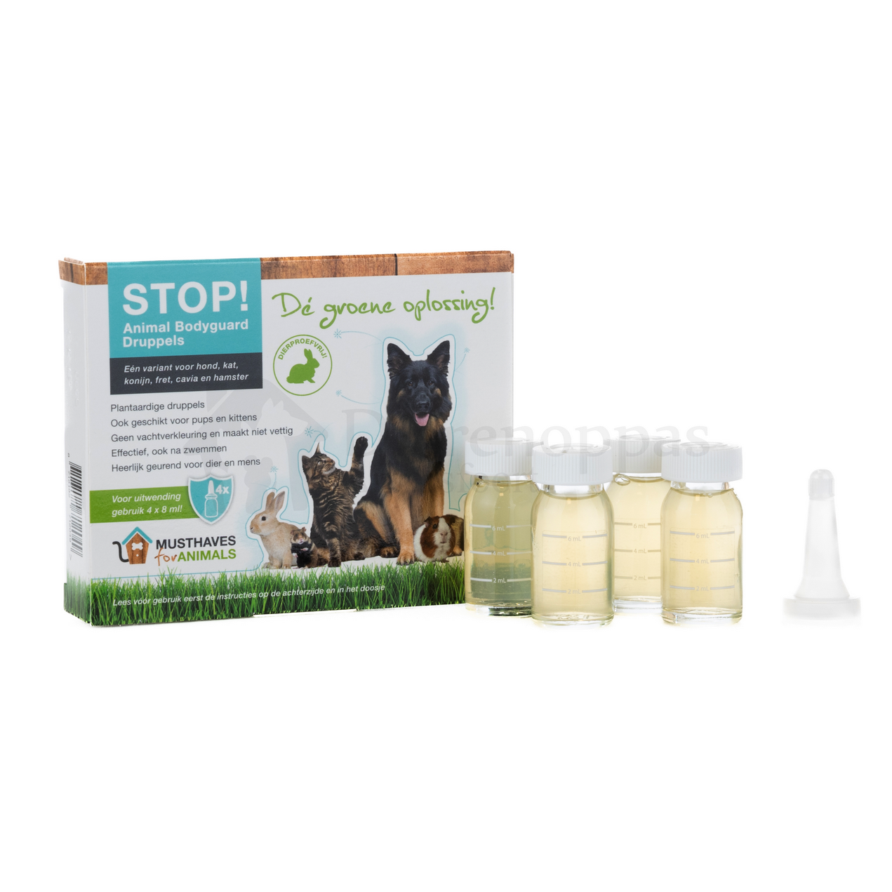 reparatie Gastvrijheid draaipunt STOP! Animal bodyguard - Natuurlijke pipetten en druppels vlooien teken reparatie Gastvrijheid draaipunt STOP! Animal bodyguard - Natuurlijke pipetten en druppels vlooien teken
