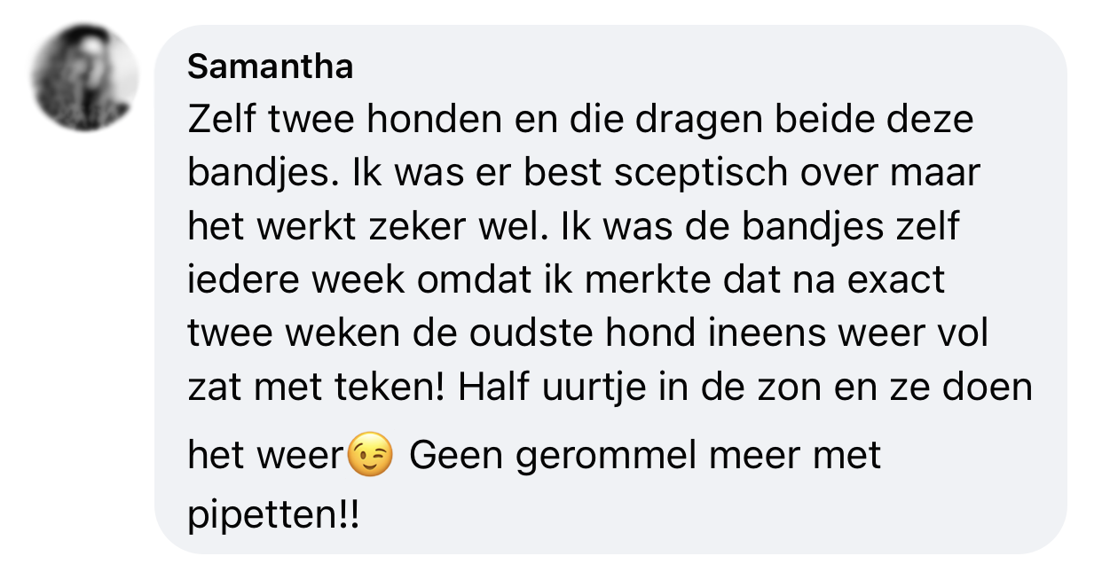 Klant was sceptisch maar het werkt echt keramische vlooienband