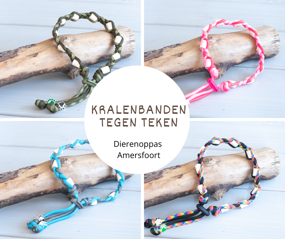 Natuurlijke anti-tekenband vlooienband hond kat keramiek kralen EM EMX keramische tekenhalsband tekenketting teken halsband werking ervaringen