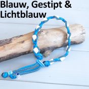 Tekenband hond vlooienband hond tekenketting anti-tekenband blauw