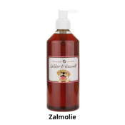 Gezonde zalmolie hond visolie omega3 fles 500ml