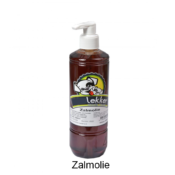 Gezonde zalmolie visolie fles 500ml blokjes voor honden