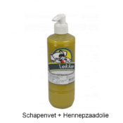 Schapenvet met hennepzaadolie hennepolie tegen jeuk hond