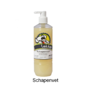 Schapenvet tegen vlooien en teken fles 500ml blokjes voor honden