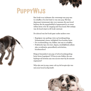 Boek Puppywijs puppy pup opvoeden trainen training online kopen op voorraad
