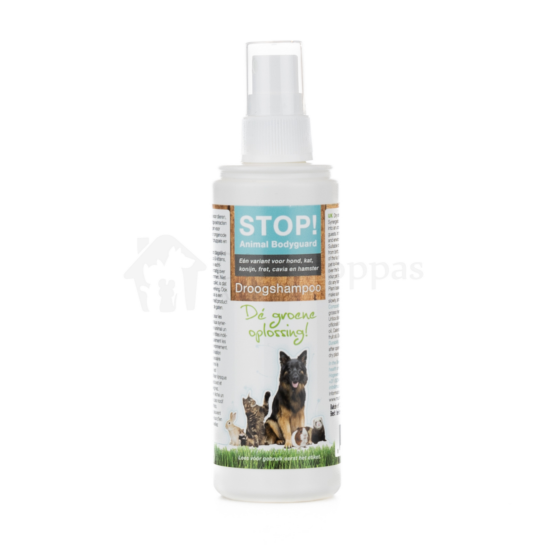 Ham Tether Shetland STOP! Natuurlijke Anti-Vlooienshampoo / Droogshampoo hond & kat