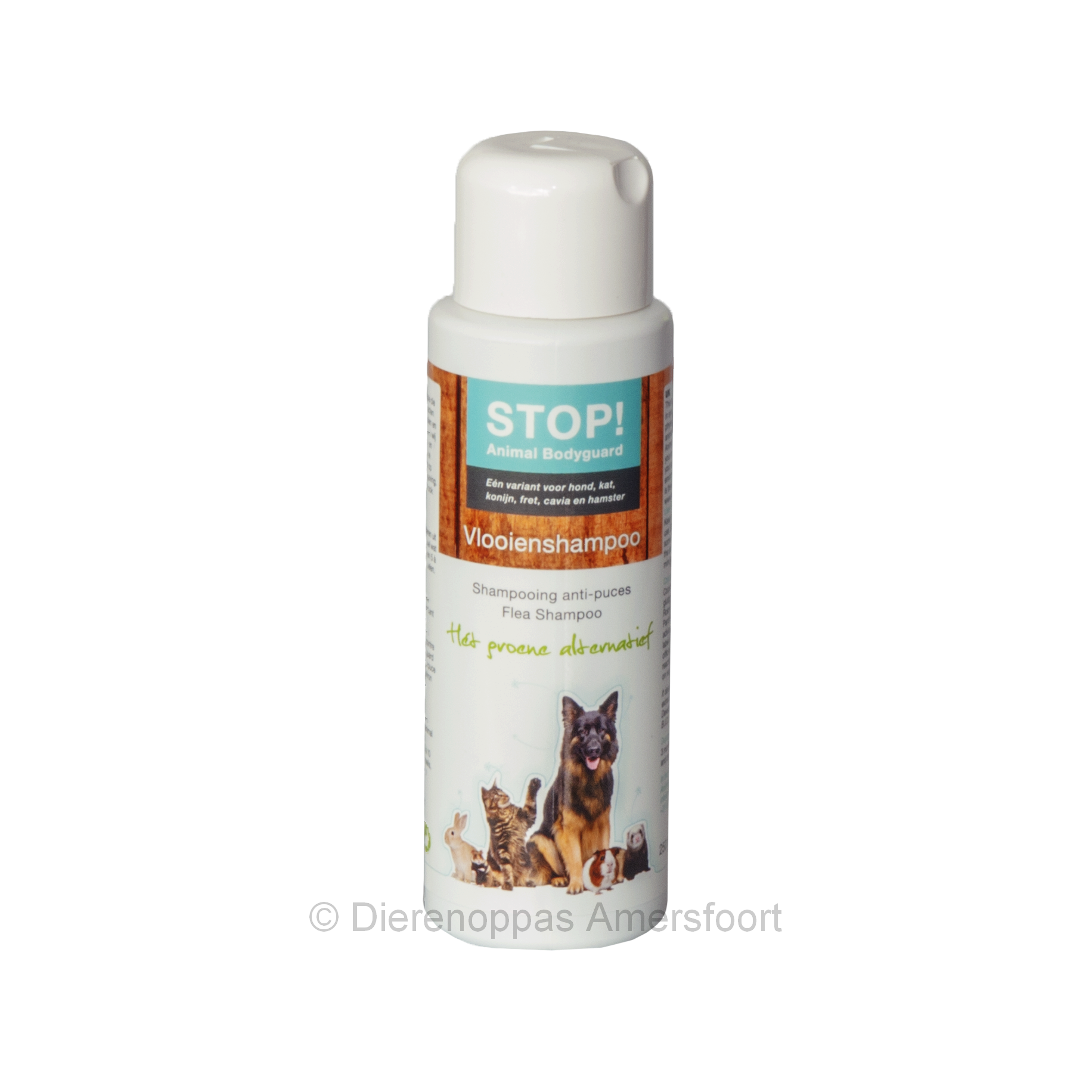 STOP! Anti-Vlooienshampoo / Droogshampoo hond & kat