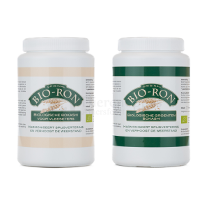 Bokashi hond Bio-Ron groente graanvrij en origineel hond natuurlijke probiotica supplement product