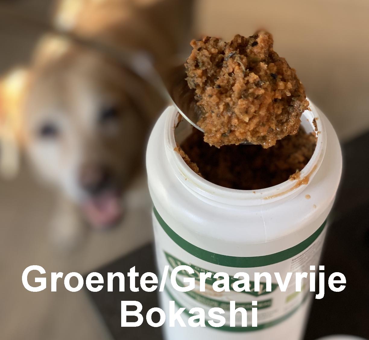 Hoe ziet groente graanvrije bokashi voor honden eruit