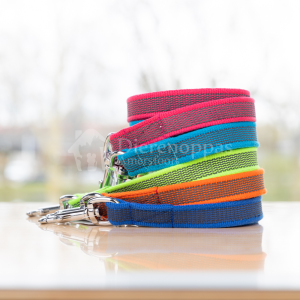 Antislip anti-slip hondenriem hondenlijn rubber ingeweven goede grip hond felle kleuren
