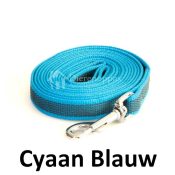 Antislip lijn hond antislip hondenriem 3 meter 5 en 10 meter sliplijn cyaan blauw