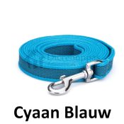 Antislip lijn hond antislip hondenriem 3 meter 5 en 10 sliplijn cyaan blauw