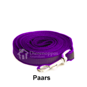 Lange Hondenriem hondenlijn antislip riem lijn anti slip hond rubber extra grip paars