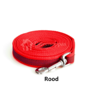 Lange Hondenriem hondenlijn antislip riem lijn anti slip hond rubber extra grip rood puppy