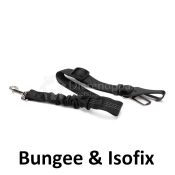 Autogordel voor hond Isofix gordeltong bungee