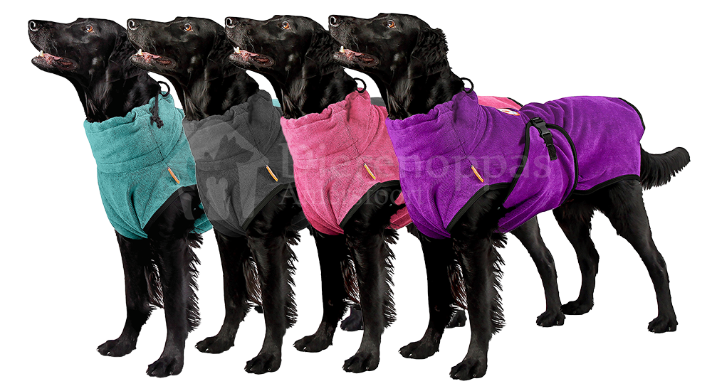 Badjas hond hondenbadjas honden badjas chillcoat microvezel badstof action aanbieding