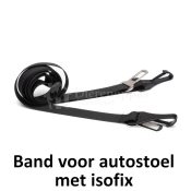 Band voor autostoel hond met isofix