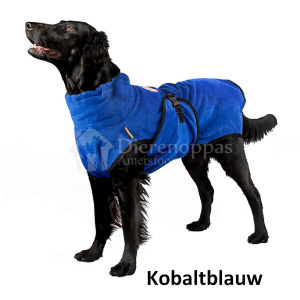 Chillcoat Hondenbadjas badjas hond honden pastel kobaltblauw puppy bijzonder