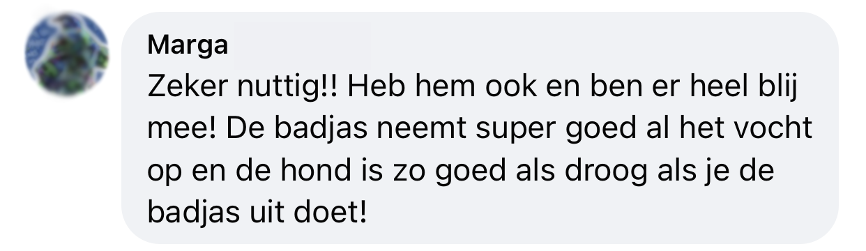 Hondenbadjas badjas hond aanbieding kopen ervaringen drogen