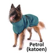 Hondenbadjas badjas hond katoen petrol