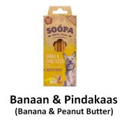 Soopa Dental sticks hond banaan pindakaas vegatarisch