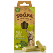 Soopa Sticks Boerenkool & Appel honden dental sticks vegan vegetarisch
