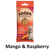 Soopa dental sticks mango raspberry