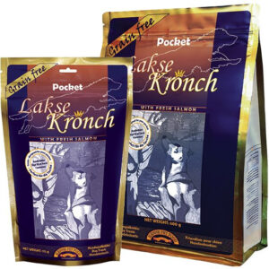 Henne Petfood 600gr lachse lakse kronch viskoekjes hond zalm zalmkoekjes aanbieding puppy zalmtrainers online bestellen korting aardappel pocket