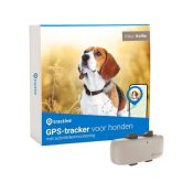 Tractive gps systeem hond beige bruin creme coffee