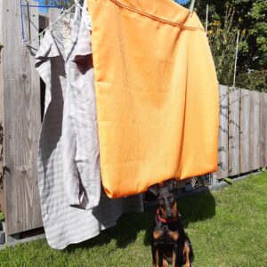 Groot formaat washbag waszak tegen hondenhaar kattenhaar paardenhaar in de schone was wasmachine