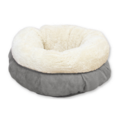 Donutmandje Donut mandje hond kat fleece mand kussen hondenmand hondenkussen