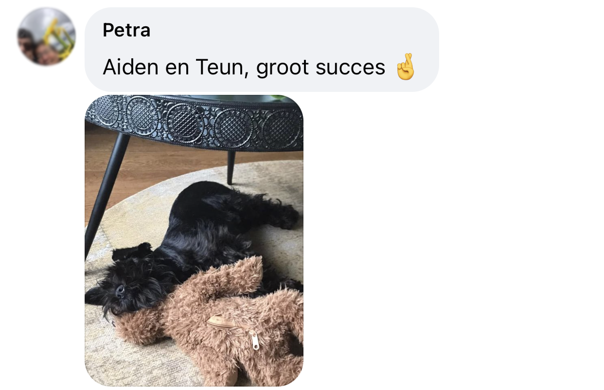 Ervaring hond met knuffel met hartslag