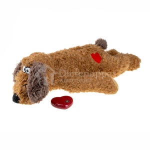 Hondenknuffel puppy met hartslag teun knuffel hond knuffel