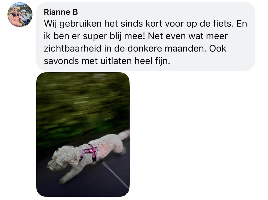 Orbiloc lampje fiets hond