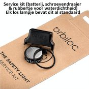 Orbiloc servicekit batterij voor lampje hond donker