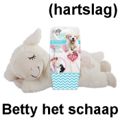 hartslagknuffel knuffel met hartslag puppy afp little buddy heart beat sheep