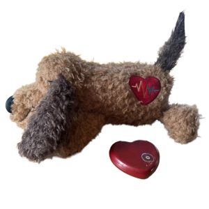 knuffel met hartslag