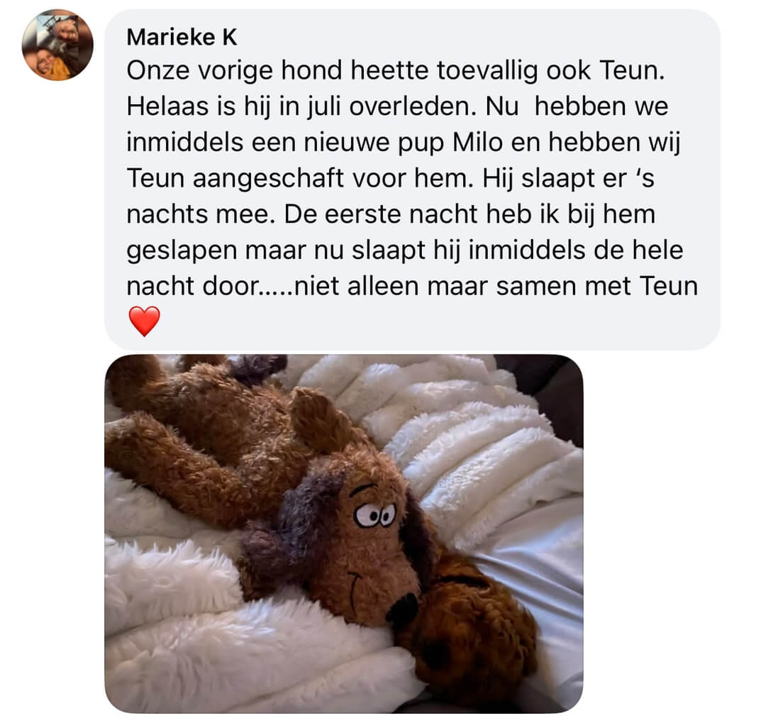 knuffel met hartslag voor hond ervaringen
