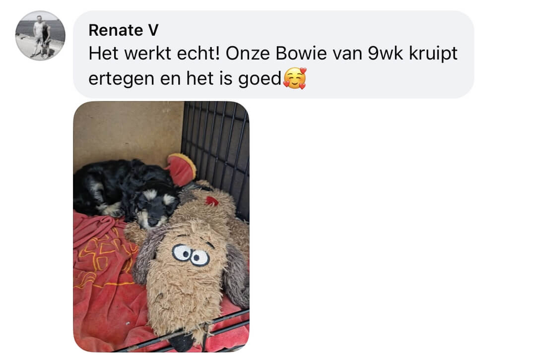 teun knuffel met hartslag