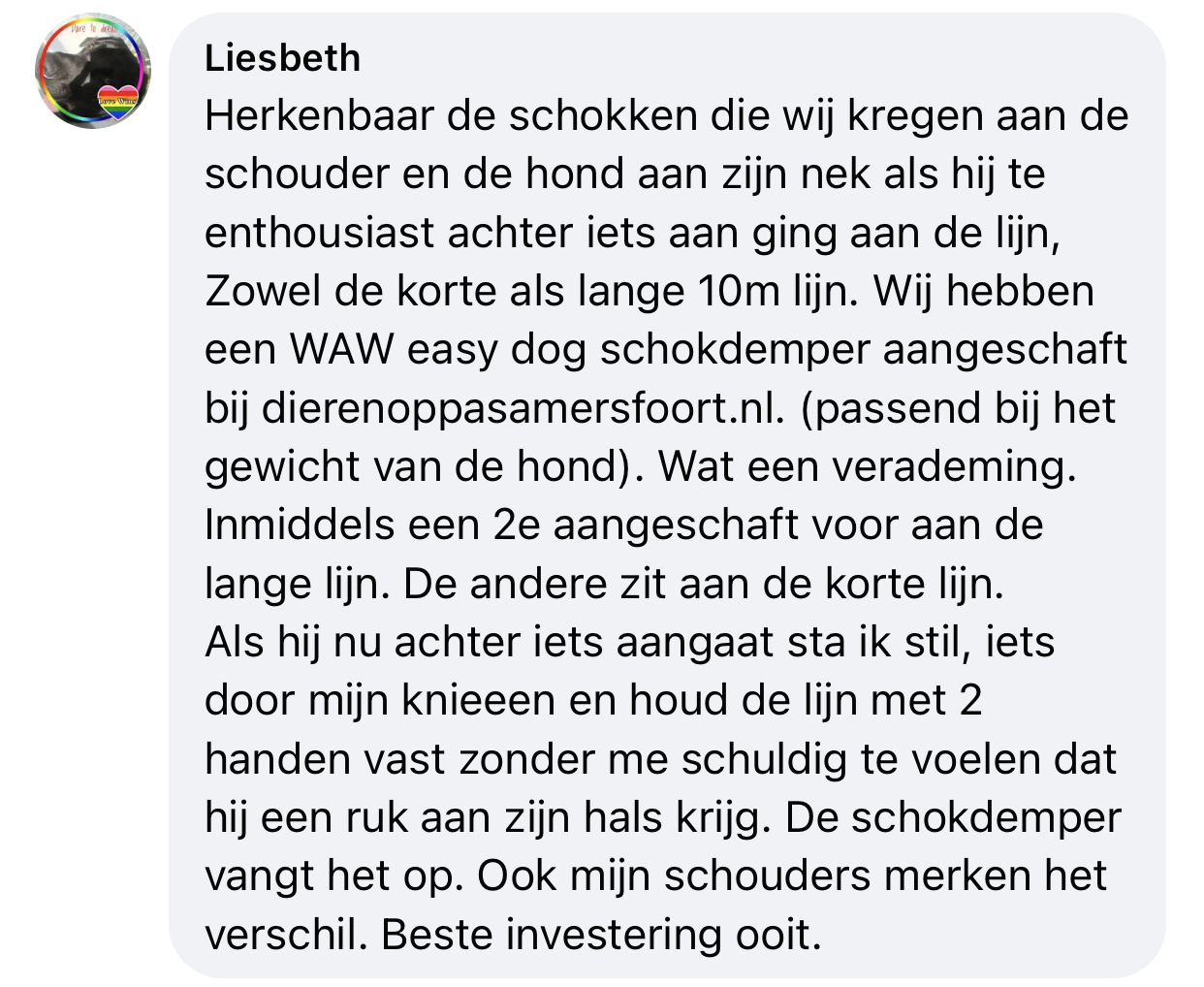 Anti schok trekriem hond ervaring elastiek