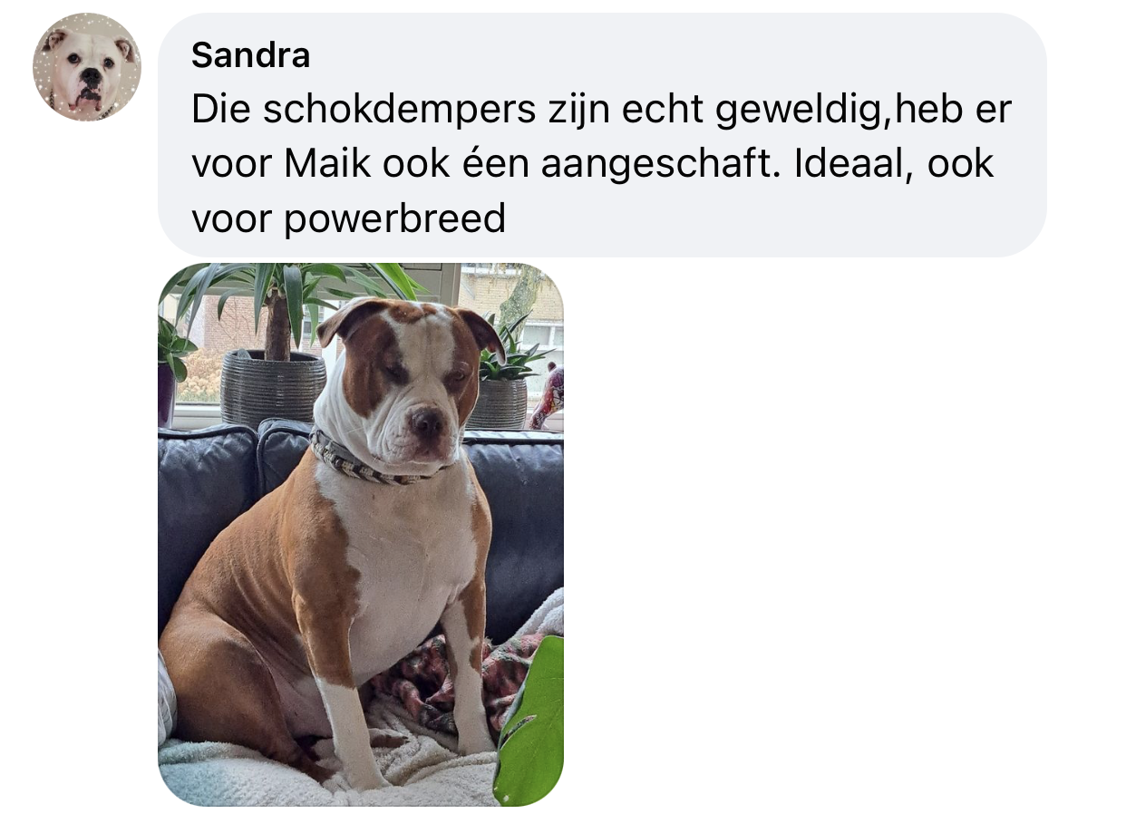 Anti-trekriem anti-treklijn hond ervaringen schokdemper