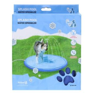 Verkoeling voor honden watersproeier zwembad hond oververhitting