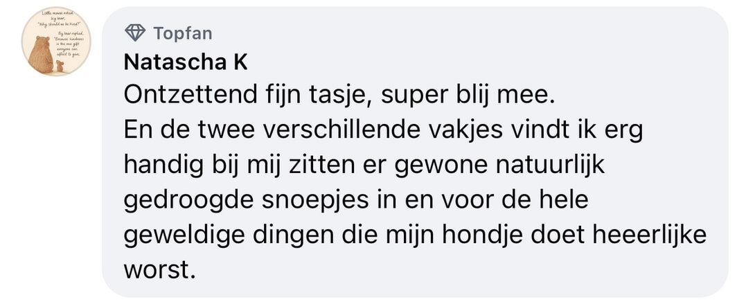 Ervaringen TwinTreat tasje hond